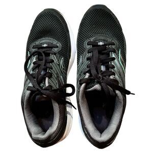 Saucony Cohesion 15 Black Women's Running Shoes Sneakers Size 8.5 S10701-05